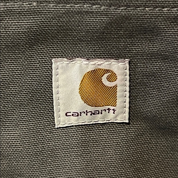 CARHARTT LK NW GRAVEL FLANNEL LINED HOODED LOOSE FIT DUCK COAT Men XL TALL/LONG - Picture 8 of 16